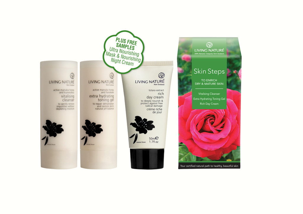 Skin Steps to Enrich Dry & Mature Skin - Living Nature